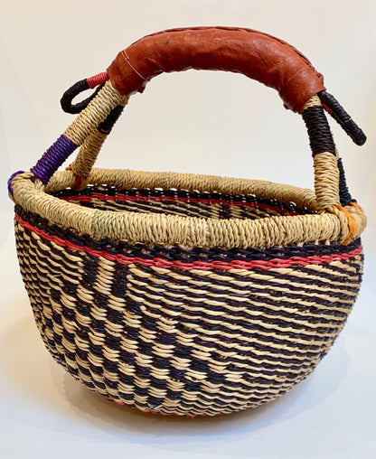 Small Bolga  Basket, assorted colors
