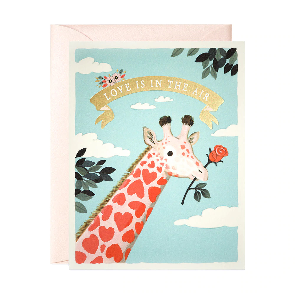 Card - Pink Giraffe