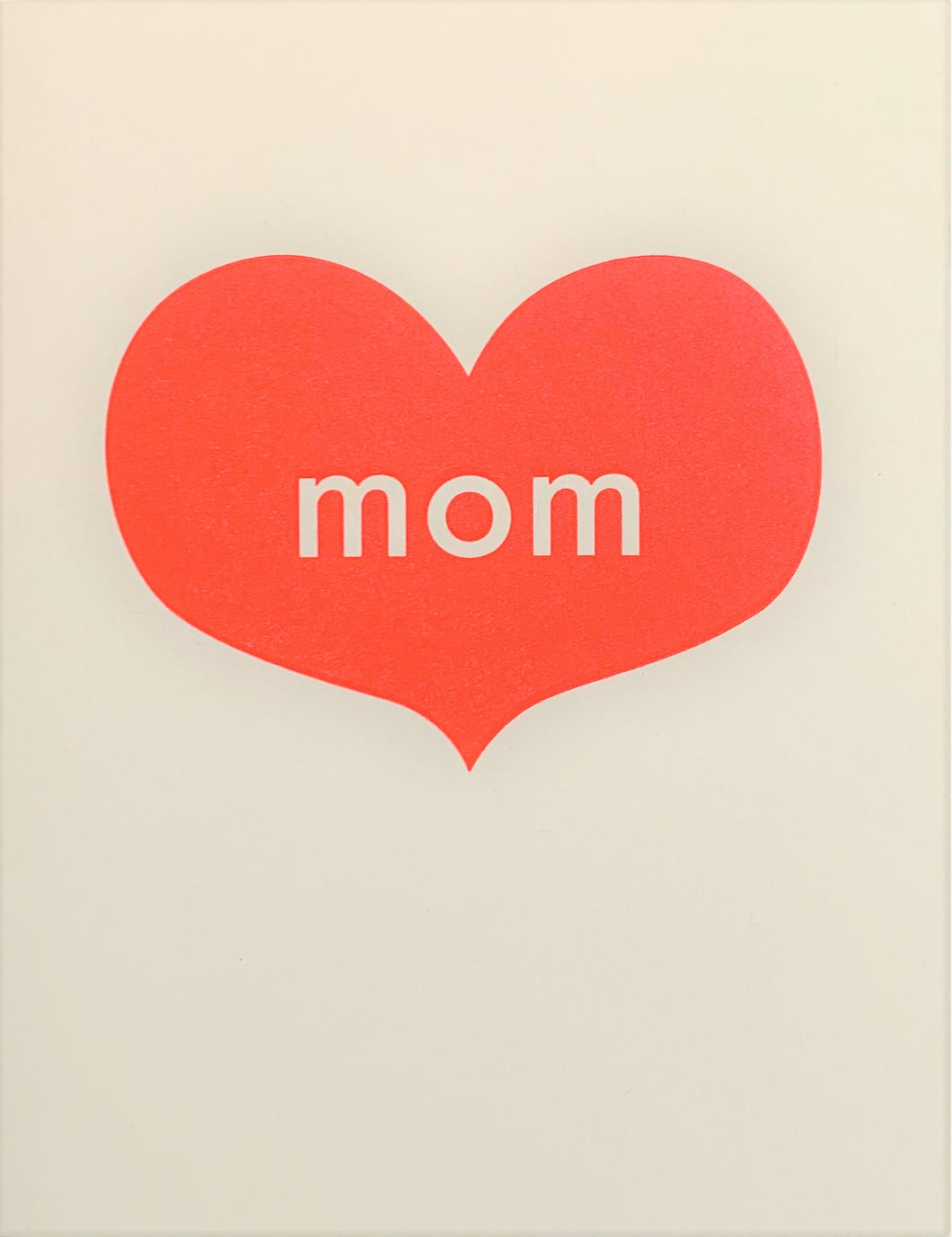 Mother's Day Card - Heart Mom