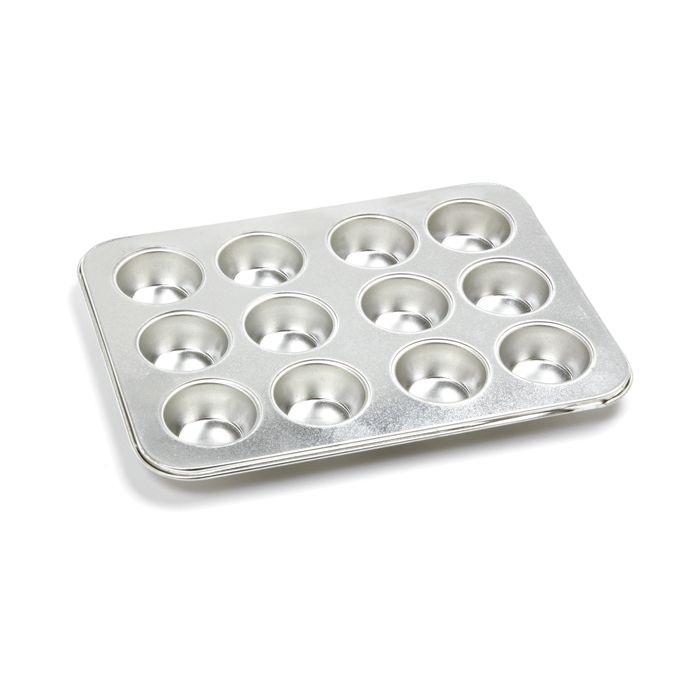 12 cup stainless steel muffin pan Norpro 12 Cup Tin Mini Muffin Pan