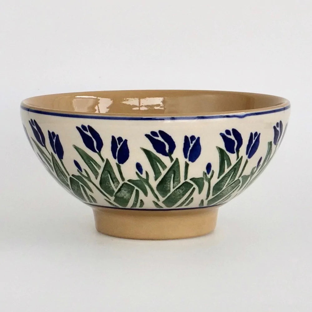 Nicholas Mosse - Medium Bowl, Blue Blooms