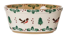 Load image into Gallery viewer, Nicholas Mosse - Small Oval Pie Dish, Winter Robin
