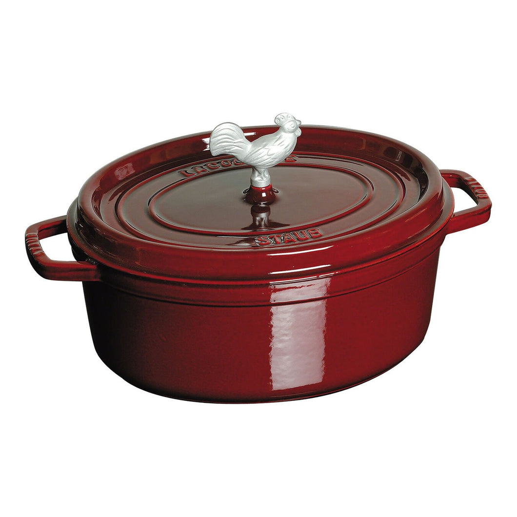 Staub - Coq Au Vin Cocotte,  5.75 Qt. Grenadine