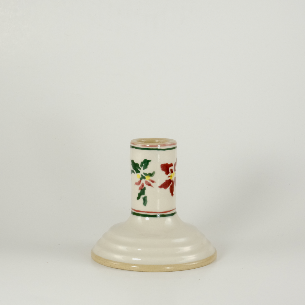 Nicholas Mosse - Candlestick, Poinsettia (Discontinued)