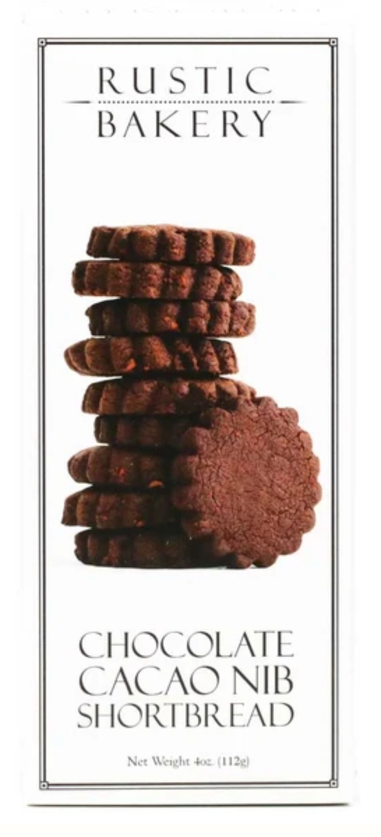 Rustic Bakery - Chocolate Cacao Nib Shortbread Cookies