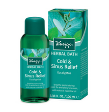 Load image into Gallery viewer, Kneipp Bath Oil -  Cold and Sinus Relief Euclyptus
