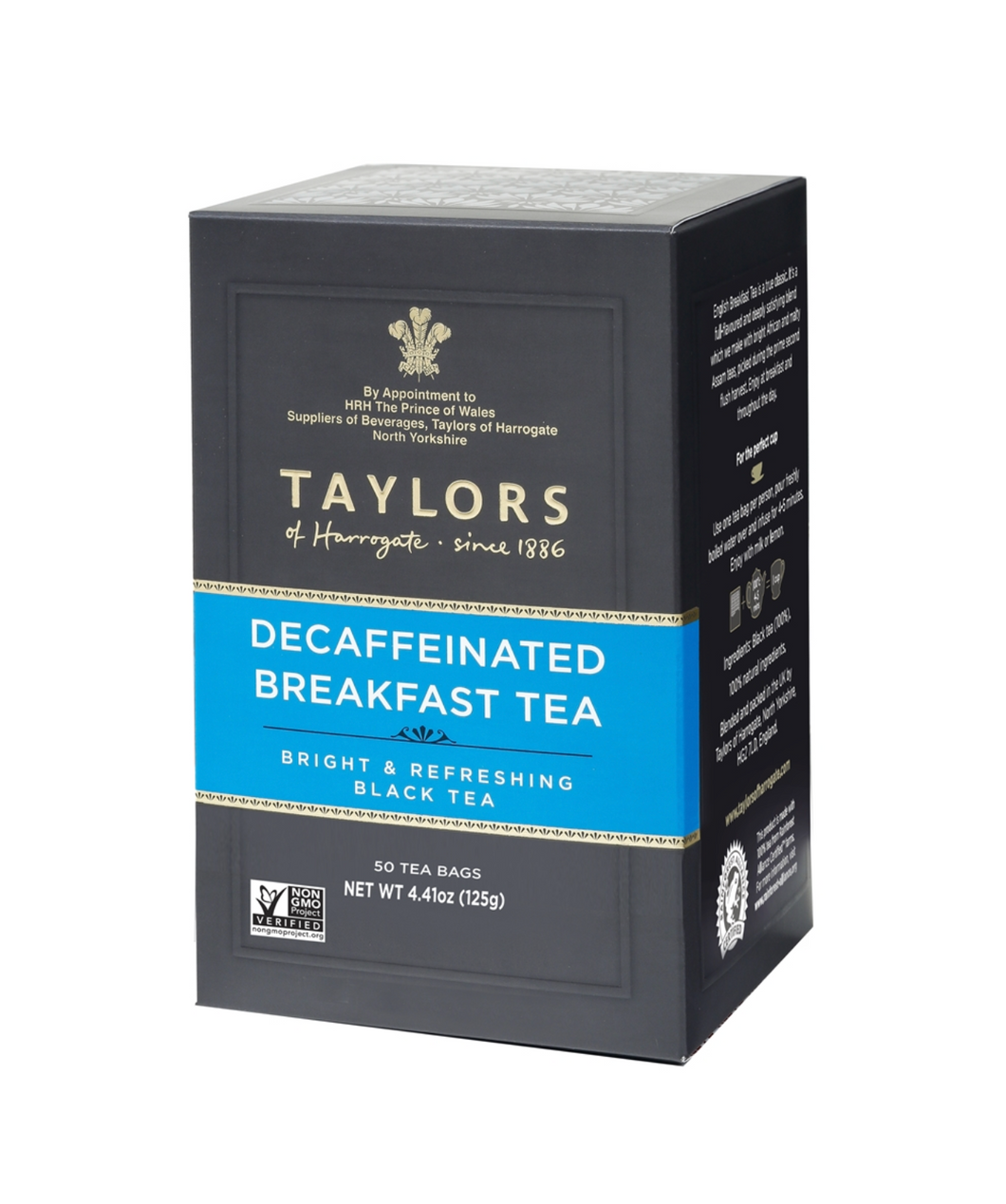 Taylors of Harrogate Decaffeinated Breakfast Tea - 50 Tea Bags
