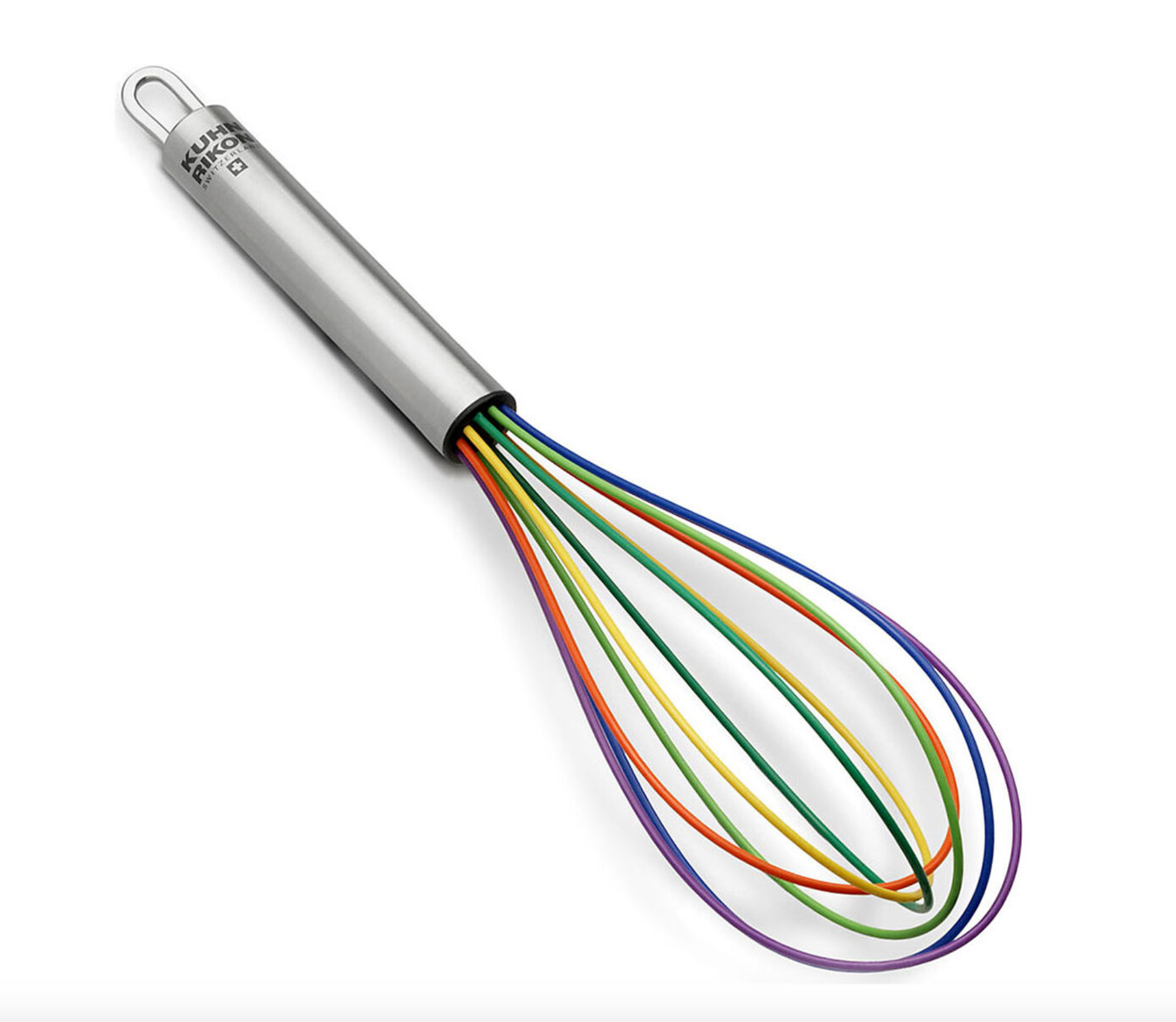 Kuhn Rikon Colori 10" Silicone Rainbow Whisk - Thumbnail 4