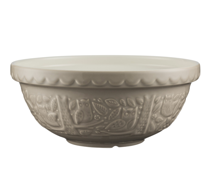 Mason Cash - Mixing Bowl S18 In the Forest Collection, Owl - Stone