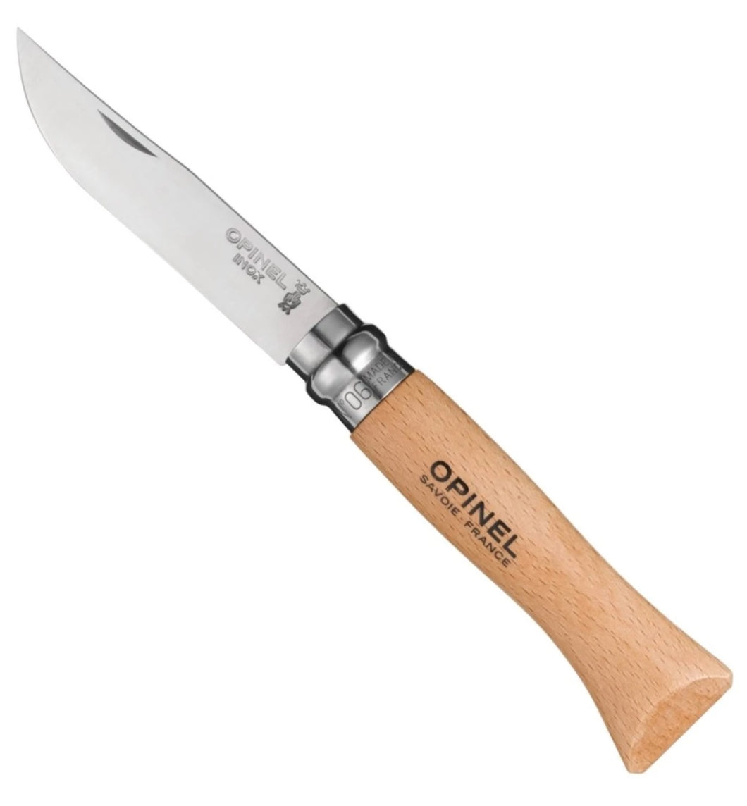 Opinel No.6 Varnished Beechwood Folding Knife