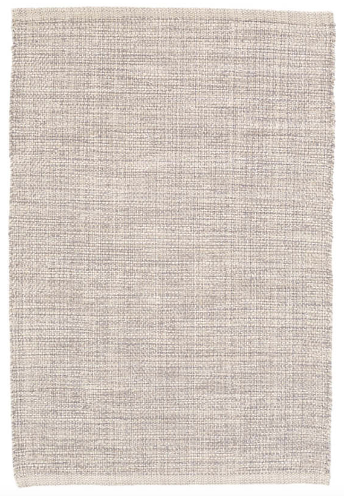 Dash & Albert - Woven Cotton Rug, Marled grey