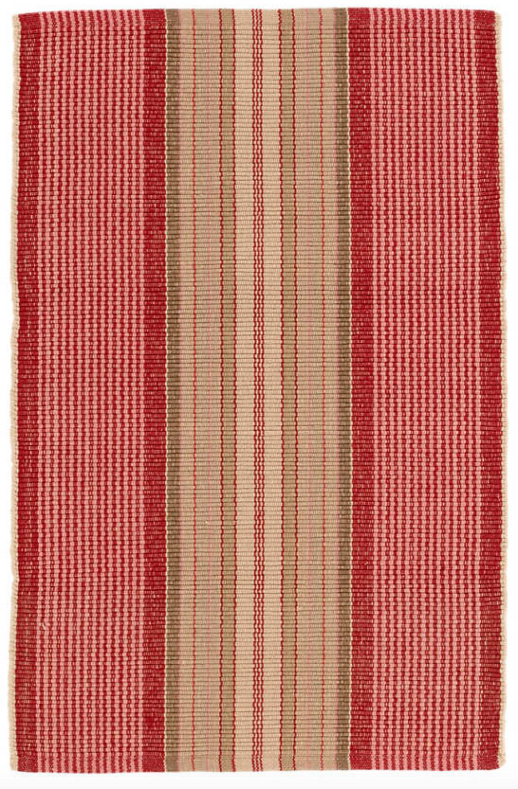 Dash & Albert - Woven Cotton Rug, Framboise