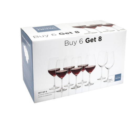 Fortessa Forte Red Wine 17.3oz - Buy 6 Get 8!