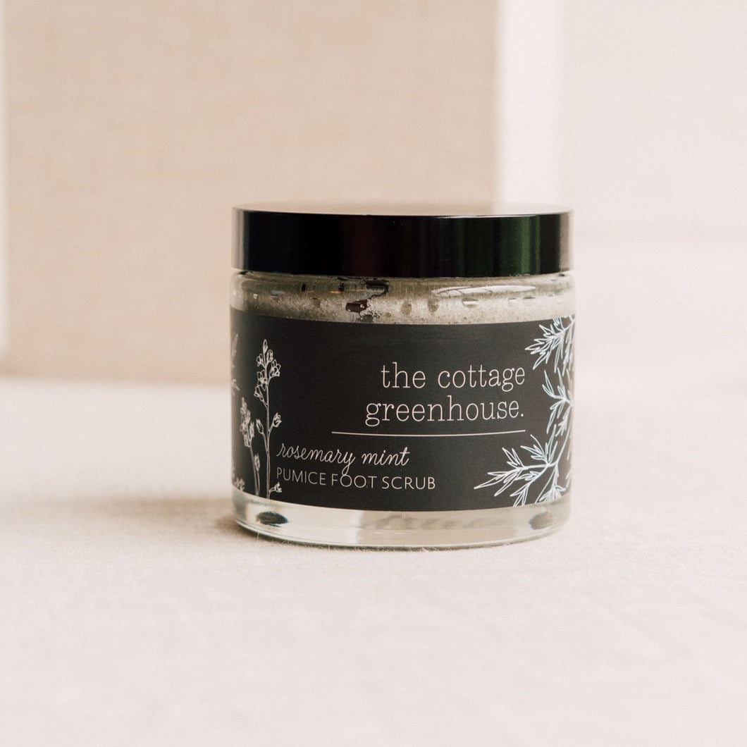 Cottage Garden Rosemary Mint Rescue Foot Scrub