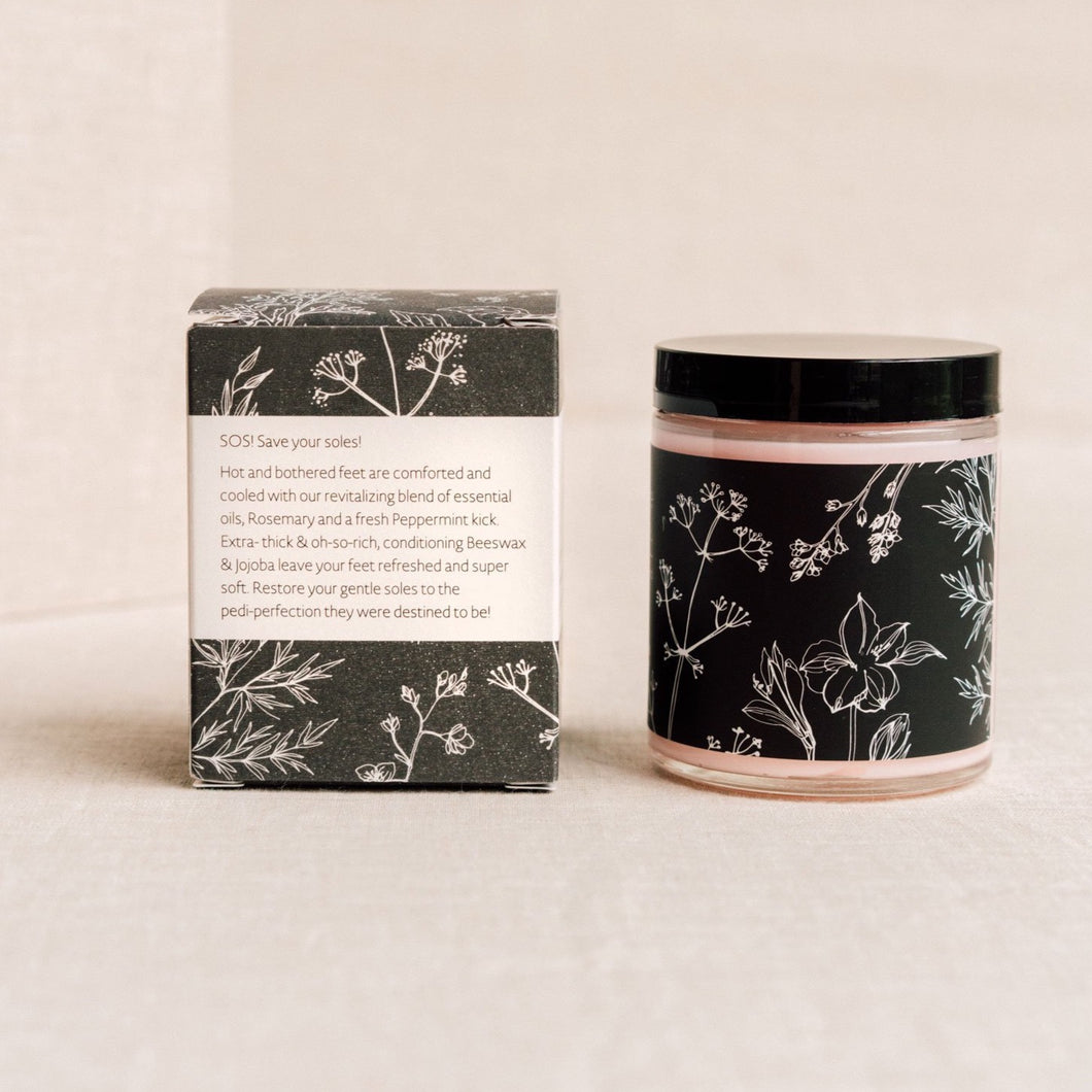The Cottage Greenhouse - Rosemary Mint Rescue Foot Cream
