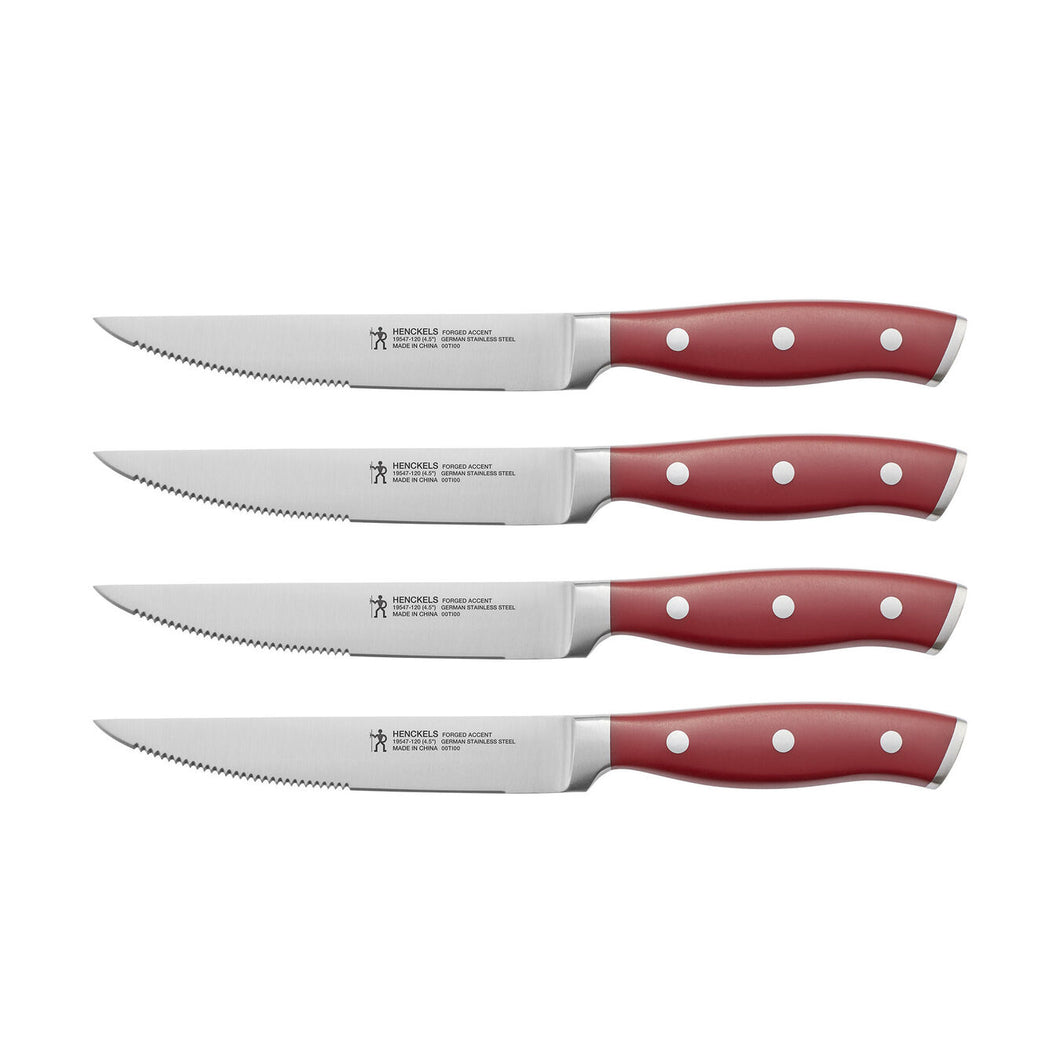 Henckels Forged Accent Steak Knife 4-Pc Set