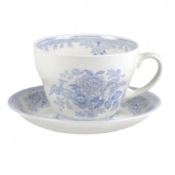 Burleigh Blue Asiatic Pheasant Breakfast Cup and Saucer