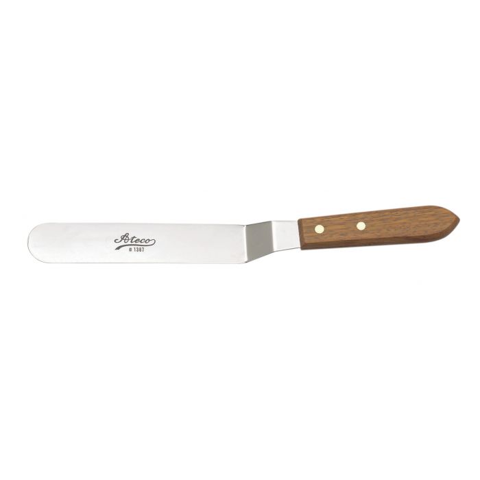 Offset Icing Spatula, Wood Handle