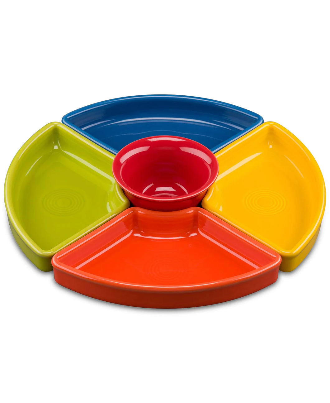 Fiestaware - Five Piece Entertaining Set, Bold Colors