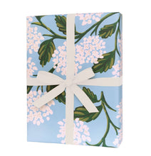 Load image into Gallery viewer, Roll of 3 Hydrangea Wrapping Sheets
