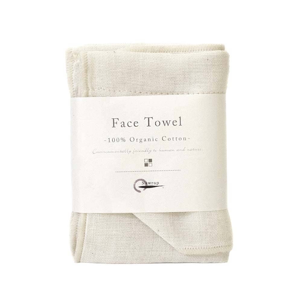 Nawrap Organic Cotton Face Towel - Ivory