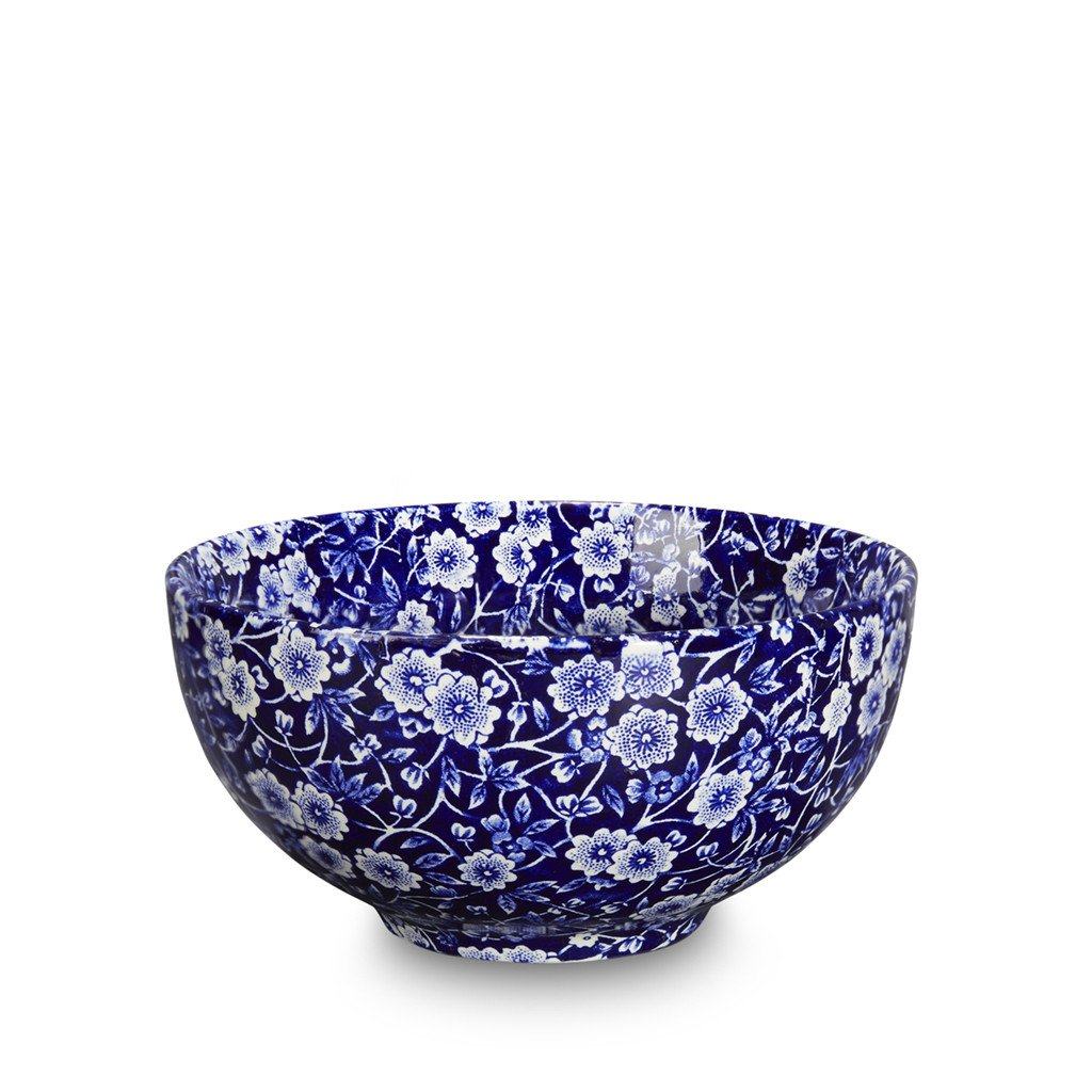 Burleigh Blue Calico Small Footed Bowl (Chinese)