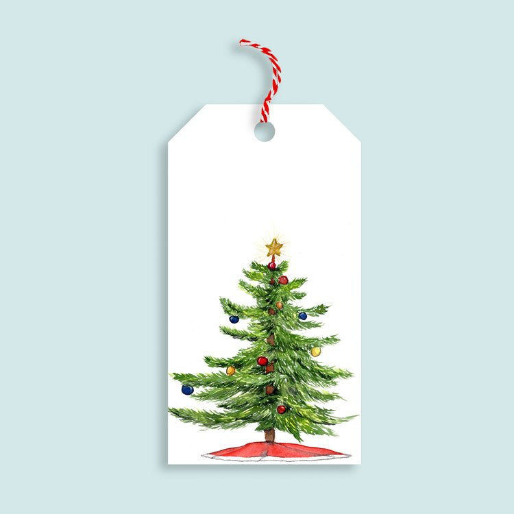 Christmas Tree Gift Tag - Package of 6 - Grace Langdon Art