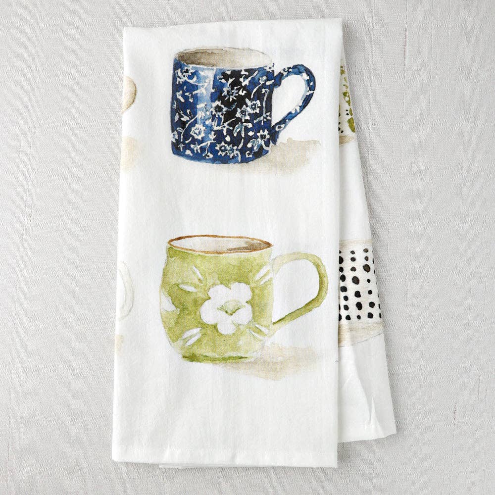 Mugs Tea Towel - Emily Lex Studio