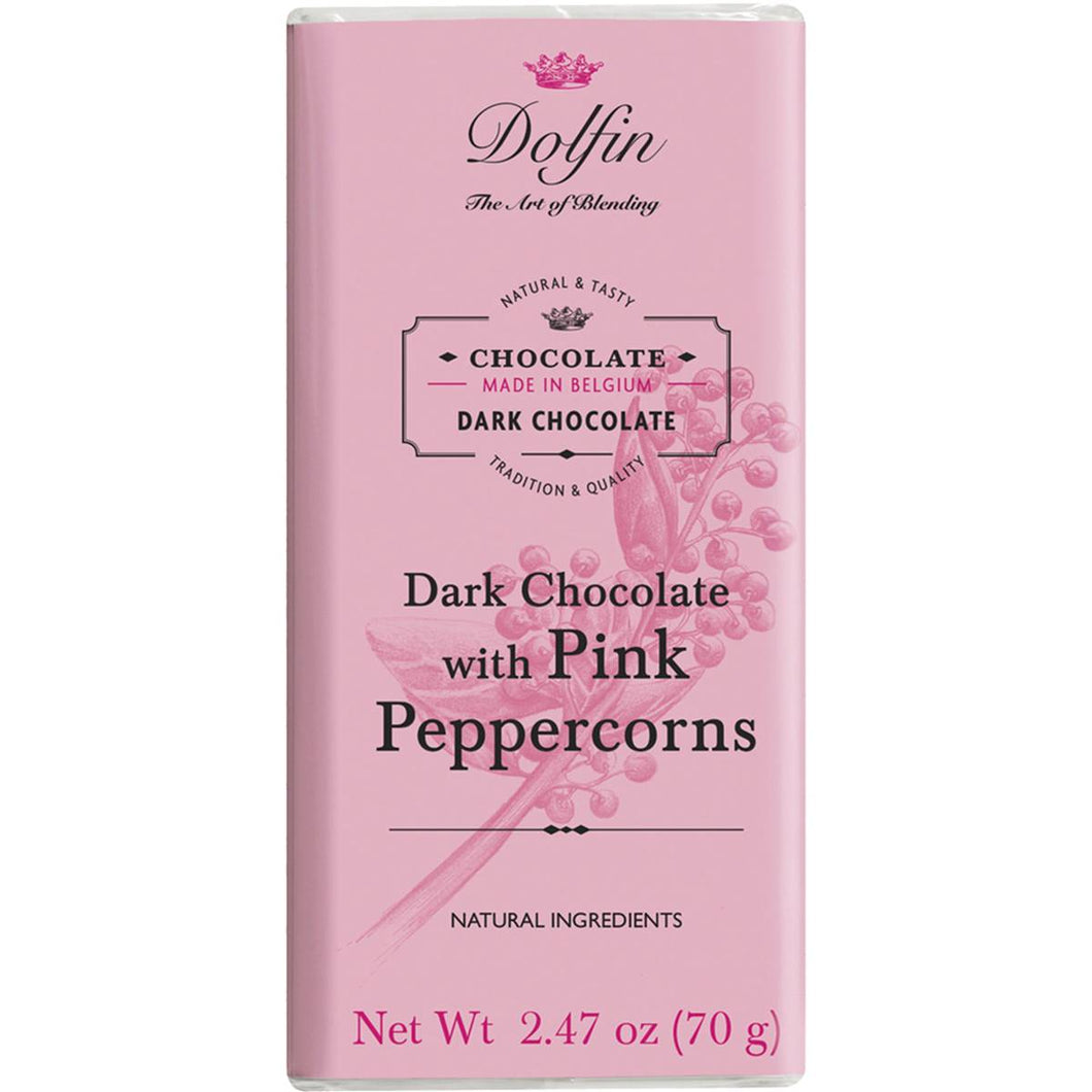 Dolfin - Dark Chocolate With Pink Peppercorns