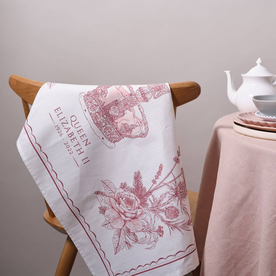 Victoria Eggs - Queen's Commemorative Tea Towel