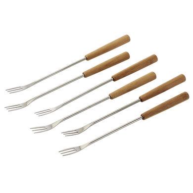 Kuhn Rikon - Bamboo Cheese Fondue Forks, set of 6