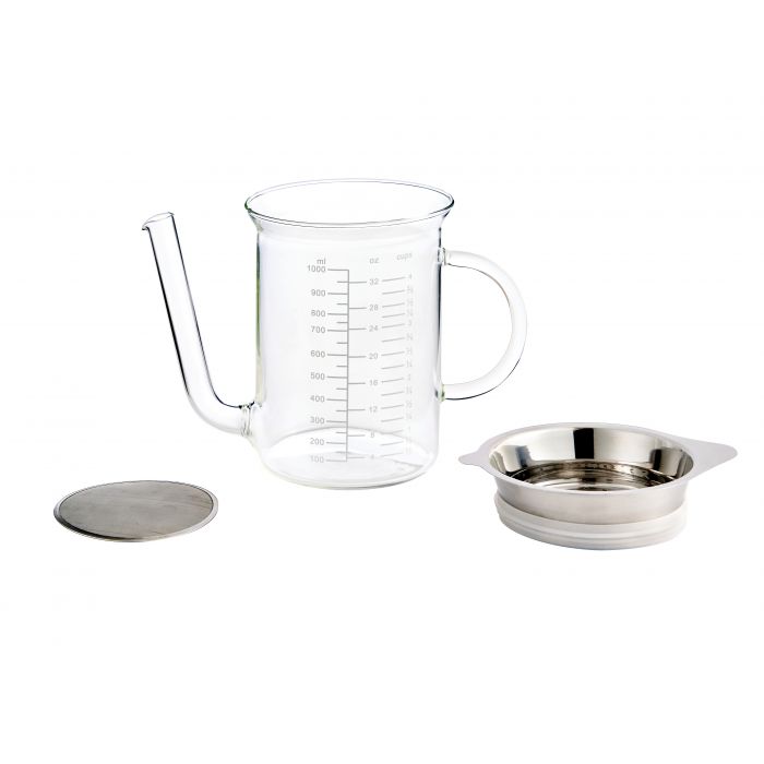 Gravy Strainer and Fat Seperator, Glass - 32 oz