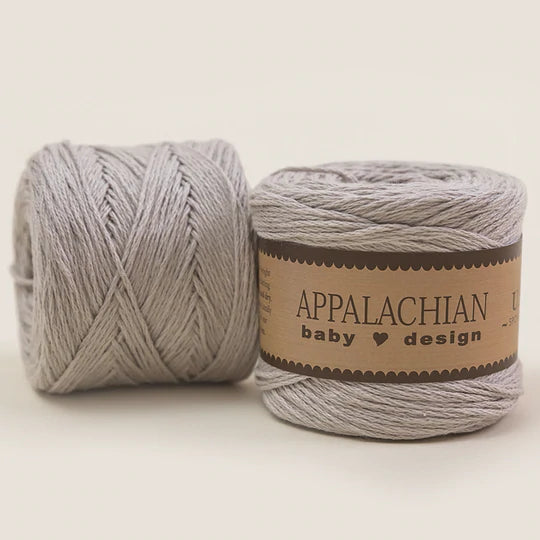 Appalachian Baby - Organic Cotton Sport Weight Yarn, Silver