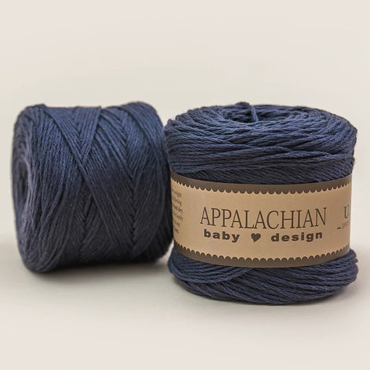 Appalachian Baby - Organic Cotton Sport Weight Yarn, Indigo