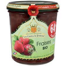 Les Comptes de Provence Organic Strawberry Jam