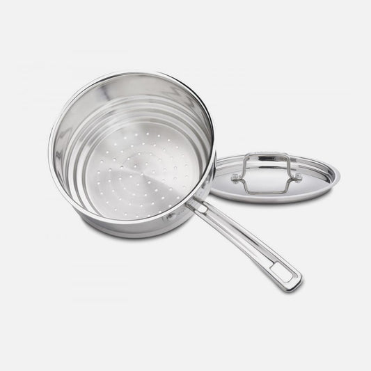 Cuisinart MultiClad Pro Triple Ply Stainless Cookware - 20cm Universal Steamer with Lid