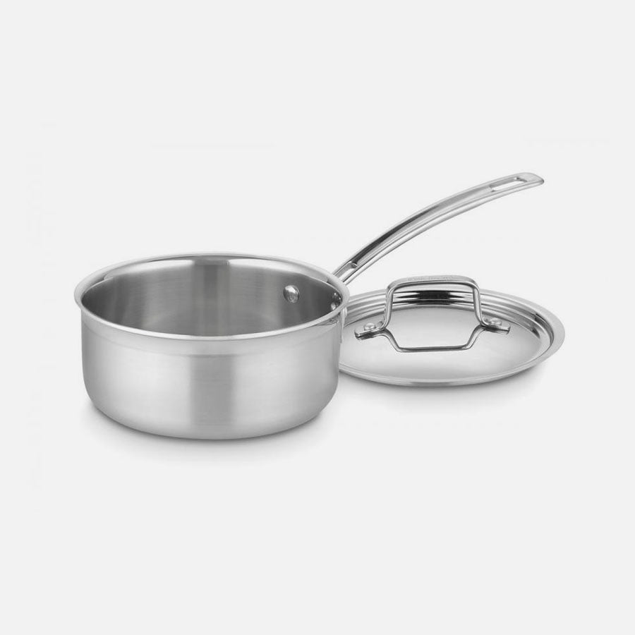 Cuisinart MultiClad Pro Triple Ply Stainless Cookware - 1.5 Qt Saucepan with Lid