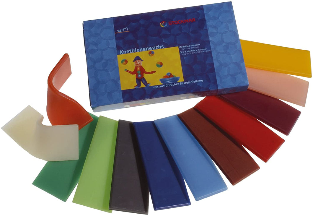 Stockmar - Modeling Beeswax 12 Colors