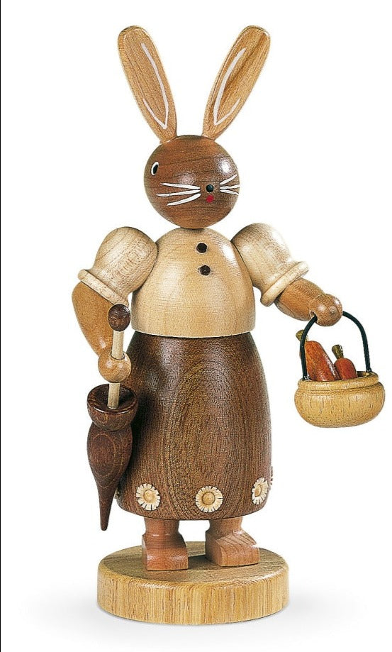 Mother Easter Rabbit, Large, Erzgebirge