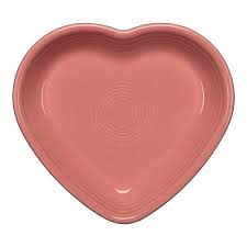 Fiestaware - Small Heart Bowl, Peony