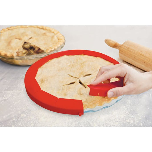 Pie Crust Shield, Silicone - Adjustable