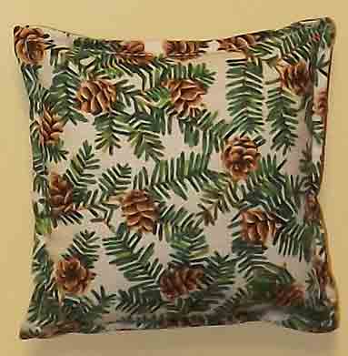 Balsam Fir Pillow, Pine Cone