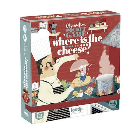 Where is the Cheese? Observation Pocket Game - Londji