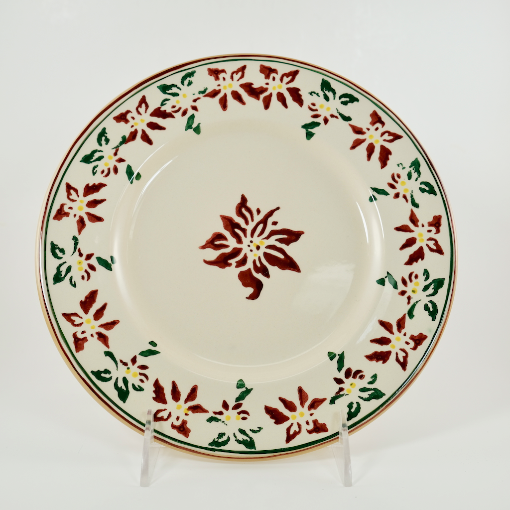Nicholas Mosse - Lunch Plate, Poinsettia (Discontinued)