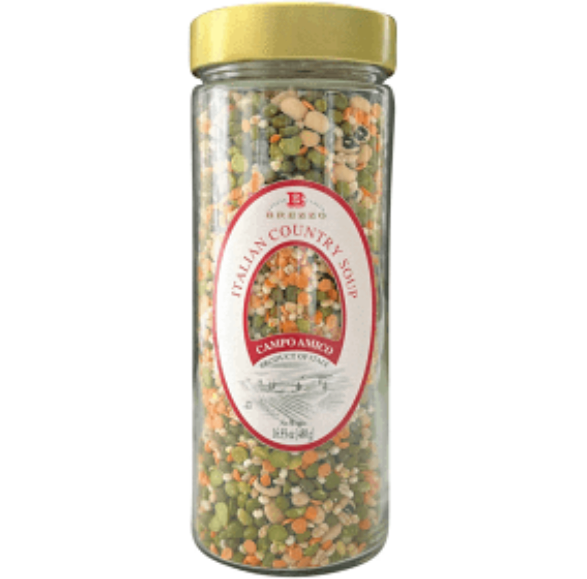 Italian Country Soup Mix in Glass Jar